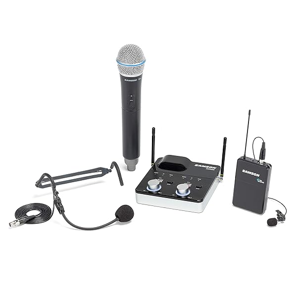 SAMSON Samson 4 String Concert 288m Wireless System (D Band) - Ambidextrous All-In-One Solution