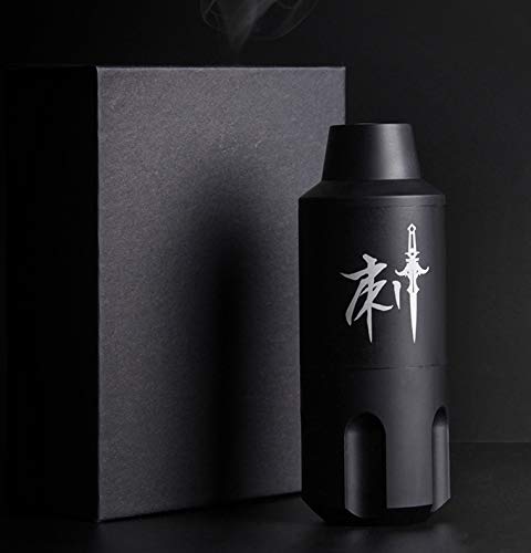 DGT Tattoo Supply DGT Cartridge Rotary Tattoo Machine Pen Matte Black with Japanese Brushless Motor and Cord for Precision Tattooing