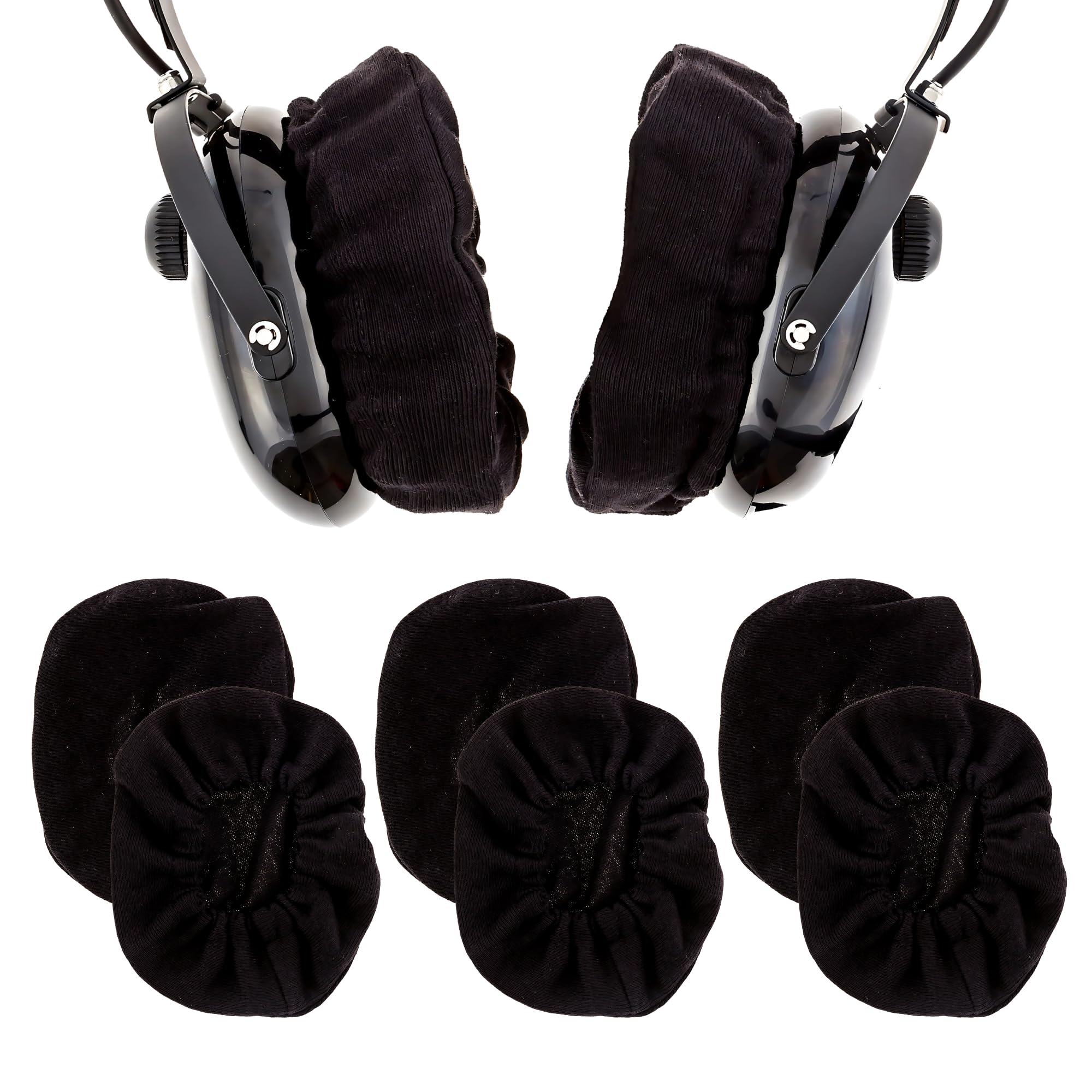 KORE AVIATION KORE AVIATION Cotton Headphone Ear Covers Washable Double Knit for Headsets Gym Training Racing Gaming Hunting Ear Pads - View 2 of 7