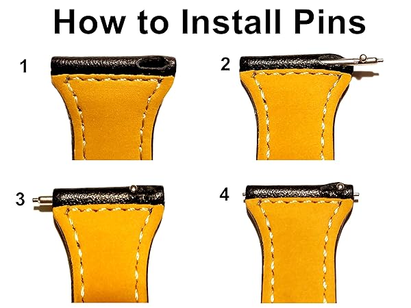 NICKSTON NICKSTON 6pcs Stainless Steel Quick Release Spring Bar Pins for Watch Bands 18mm to 24mm Lug Attachment Silver 1.8mm Thickness - View 5 of 7