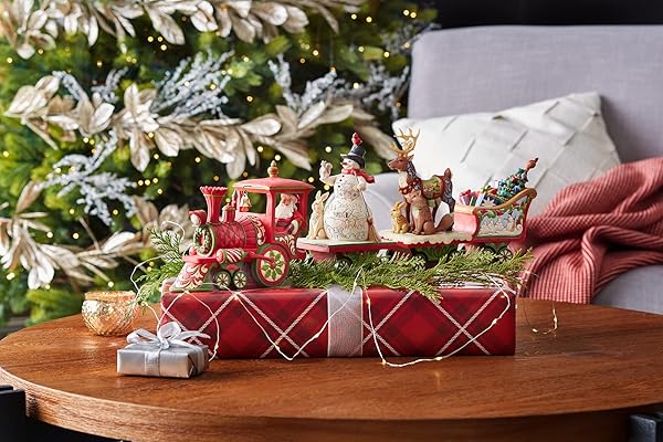 Enesco Enesco Jim Shore Heartwood Creek Christmas Train Coal Car Figurine 5.5 Inch Multicolor Perfect Holiday Decor Gift - View 4 of 4