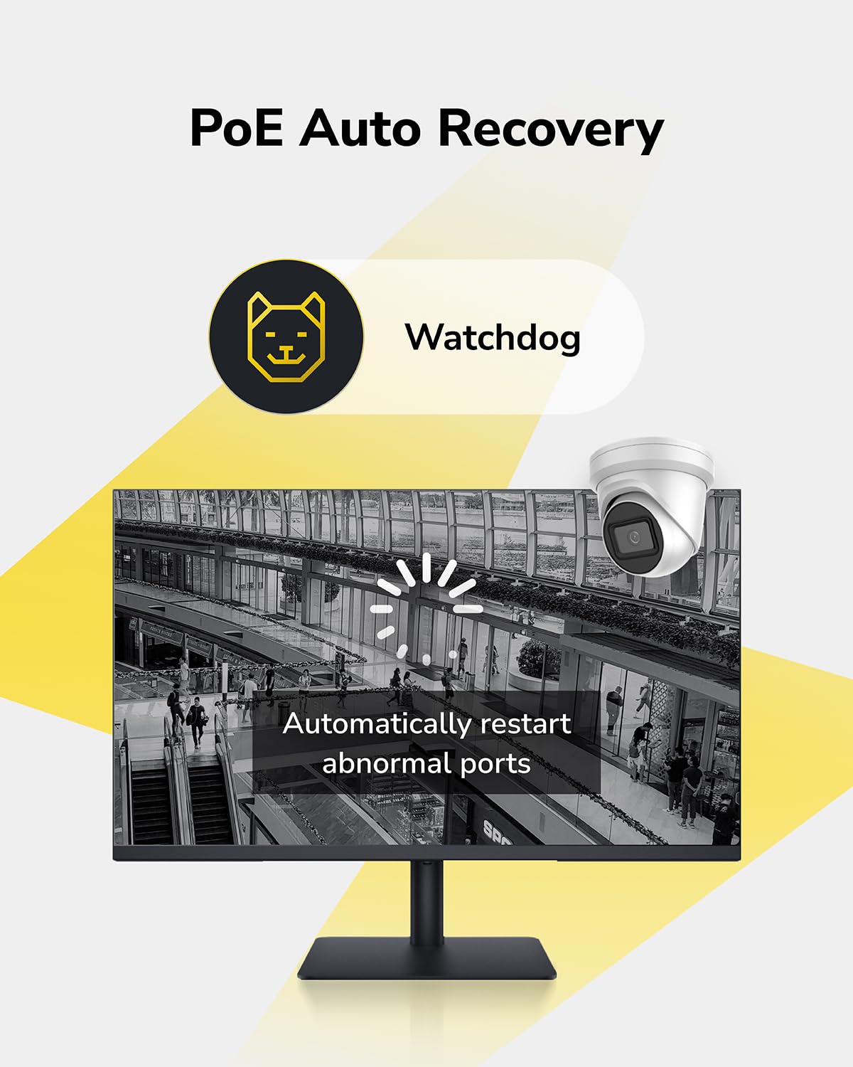 Cudy Cudy 8 Port Fast Ethernet PoE Switch 10/100Mbps with 8 PoE+ Ports 120W Plug and Play Sturdy Metal Design - View 5 of 9