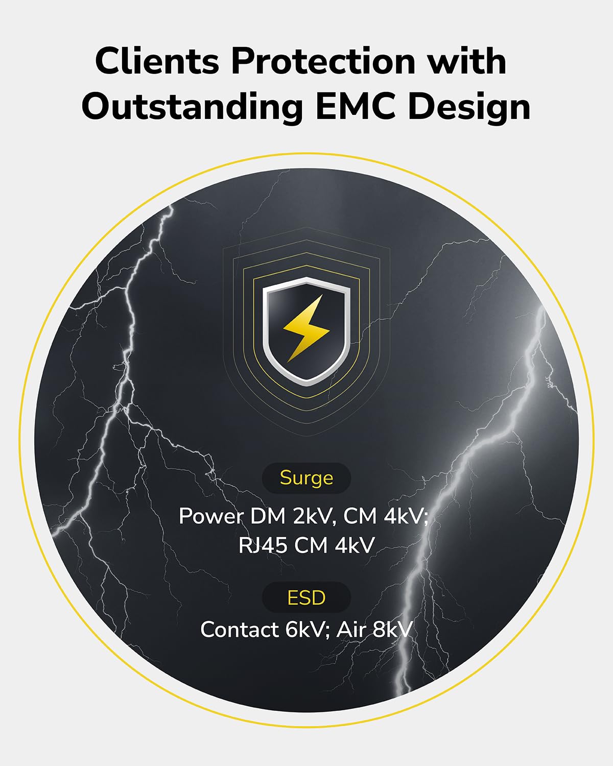 Cudy Cudy 8 Port Fast Ethernet PoE Switch 10/100Mbps with 8 PoE+ Ports 120W Plug and Play Sturdy Metal Design - View 8 of 9