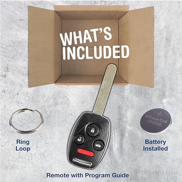 KeylessOption KeylessOption Key Fob Replacement for 2008 to 2014 Honda Accord CRV Acura TL TSX ZDX 4-Button Keyless Entry Remote Control - View 2 of 8