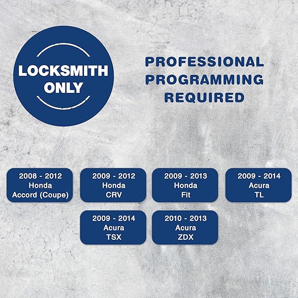 KeylessOption KeylessOption Key Fob Replacement for 2008 to 2014 Honda Accord CRV Acura TL TSX ZDX 4-Button Keyless Entry Remote Control - View 3 of 8