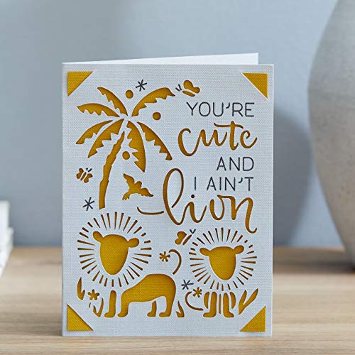 Cricut DIY Cricut Joy Insert Cards for Baby Showers, Birthdays & Weddings - 10 Gray/Black Greeting Cards - View 3 of 8