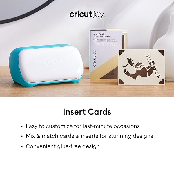 Cricut DIY Cricut Joy Insert Cards for Baby Showers, Birthdays & Weddings - 10 Gray/Black Greeting Cards - View 8 of 8