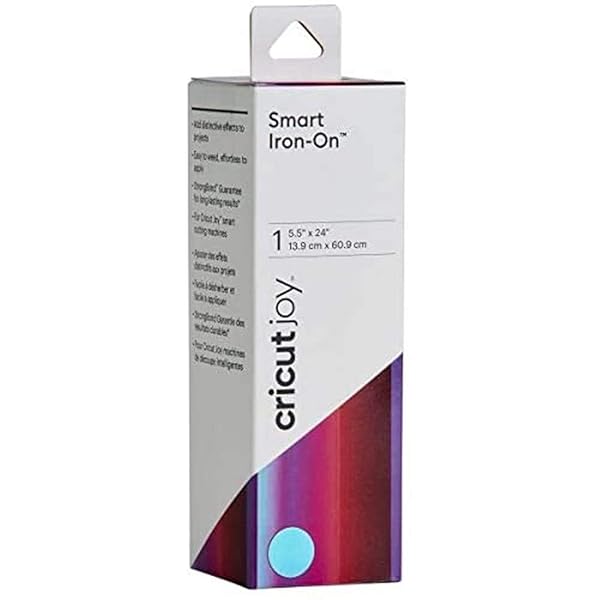 Cricut Cricut Smart Iron On Holographic Dahlia 5.5in x 24in for Joy Machine Matless Cutting Shapes Up to 4ft Repeated Cuts Up to 20ft - View 2 of 9