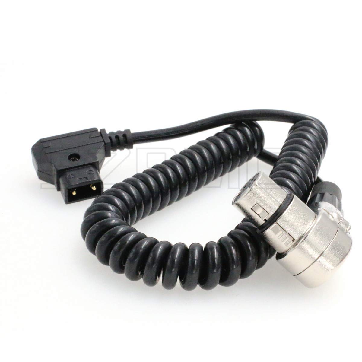 SZRMCC D-tap to XLR 4 Pin Female Coiled Power Cable for DSLR Camcorder LED Flash Light ARRI Alexa Camera Monitor - View 2 of 6