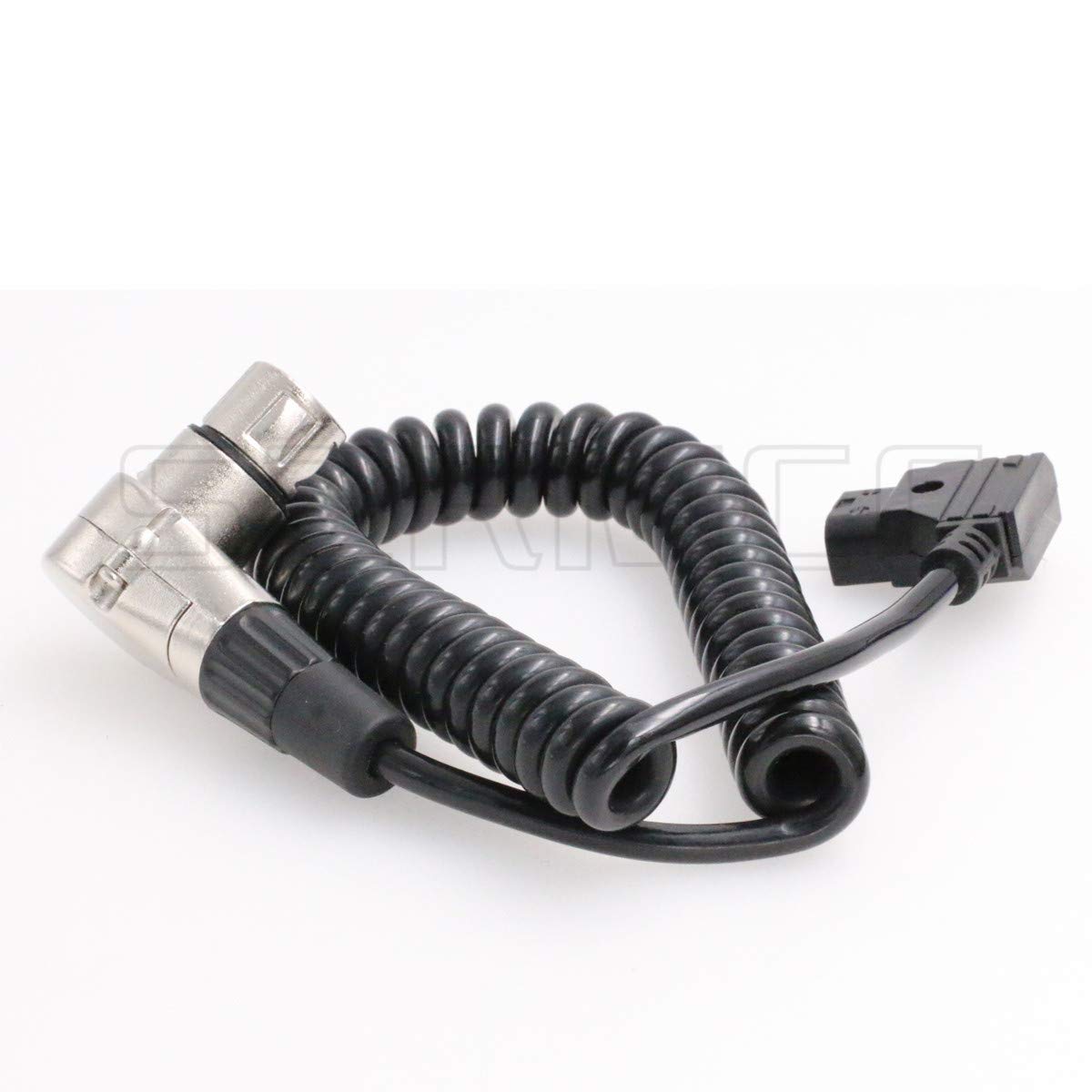 SZRMCC D-tap to XLR 4 Pin Female Coiled Power Cable for DSLR Camcorder LED Flash Light ARRI Alexa Camera Monitor - View 3 of 6