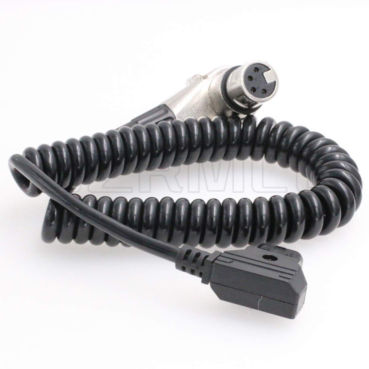 SZRMCC D-tap to XLR 4 Pin Female Coiled Power Cable for DSLR Camcorder LED Flash Light ARRI Alexa Camera Monitor - View 6 of 6