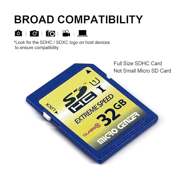 INLAND 32GB Class 10 SDHC Memory Card - Fast UHS-I U1 for Trail Cameras | Micro Center - View 5 of 7