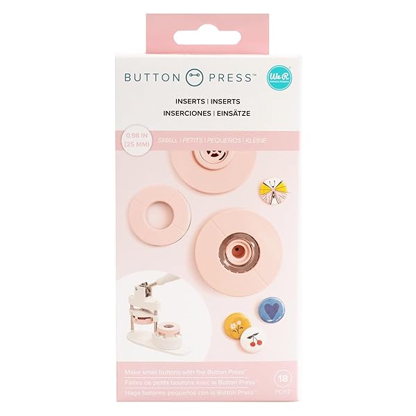 We R Memory Keepers DIY 25mm Buttons with We R Memory Keepers Button Press - Perfect for Bags, Crafts & Scrapbooking - View 3 of 7