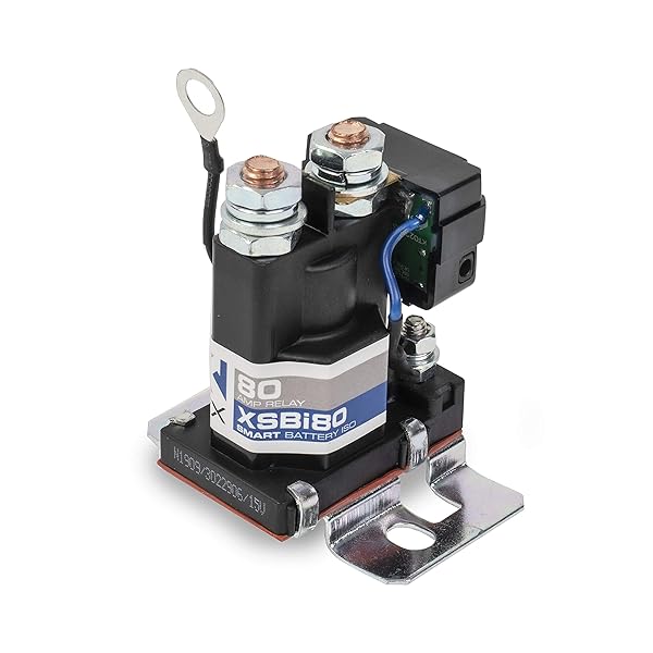 NVX NVX XSBI80 Smart Relay Battery Isolator 80 Amp for Cars RVs ATVs UTVs Boats Microprocessor Controlled Dual Sensing - View 3 of 6