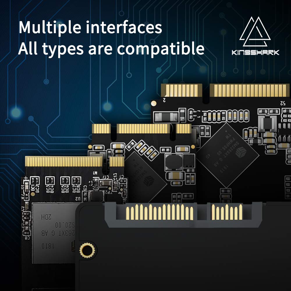 Kingshark Gamer Kingshark Gamer 64GB mSATA Internal Solid State Drive High Performance for Desktop and Laptop SATA III 6Gb/s - View 6 of 8