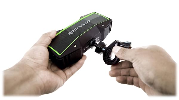 Rockville Rockville Rock Everywhere Portable Bluetooth Speaker: Waterproof, Wireless & Powerful Sound in Black - View 4 of 10