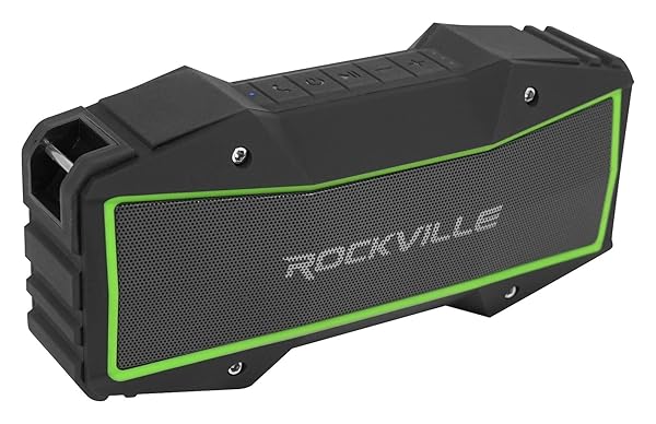 Rockville Rockville Rock Everywhere Portable Bluetooth Speaker: Waterproof, Wireless & Powerful Sound in Black - View 2 of 10