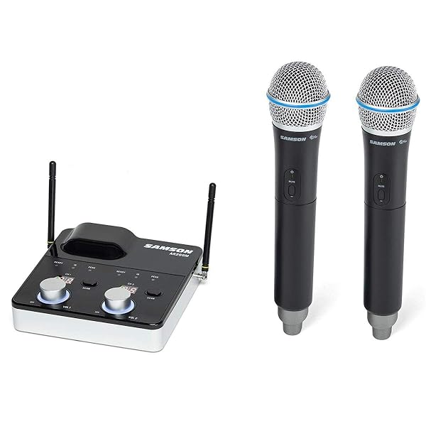 SAMSON Samson Concert 288M UHF Wireless System: Ideal for Vocals, Karaoke, Speeches & Presentations