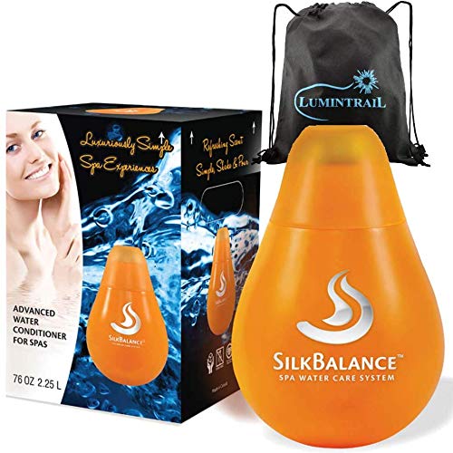 Silk Balance Silk Balance Natural Hot Tub Solution 76 oz Bundle with Drawstring Bag for Easy Maintenance and Relaxation
