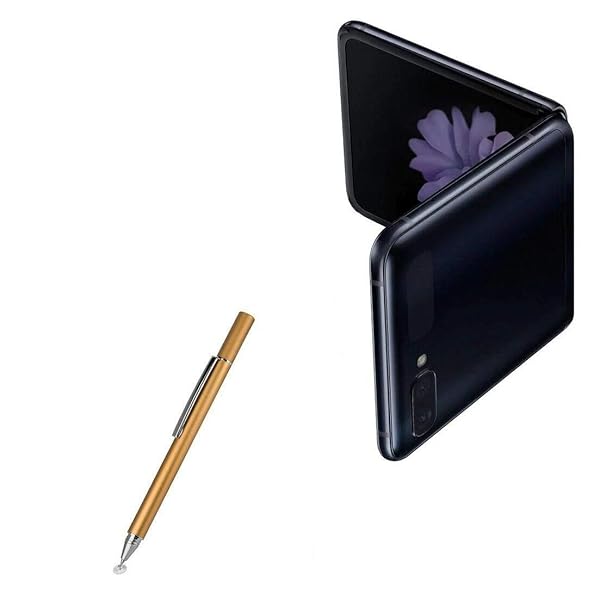 BoxWave BoxWave Stylus Pen for Samsung Galaxy Z Flip FineTouch Capacitive Super Precise Champagne Gold - View 3 of 6