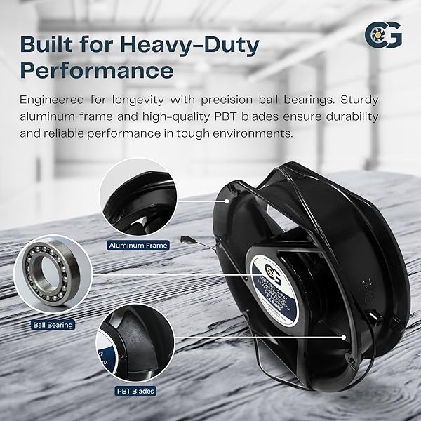 coolerguys Coolerguys 7 Inch 12v Waterproof Fan Compact Design for Efficient Cooling and Durability - View 6 of 8