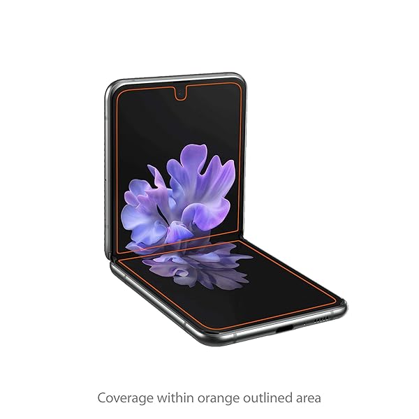 BoxWave BoxWave Screen Protector for Samsung Galaxy Z Flip ClearTouch Anti-Glare 2-Pack Anti-Fingerprint Matte Film Skin - View 2 of 8