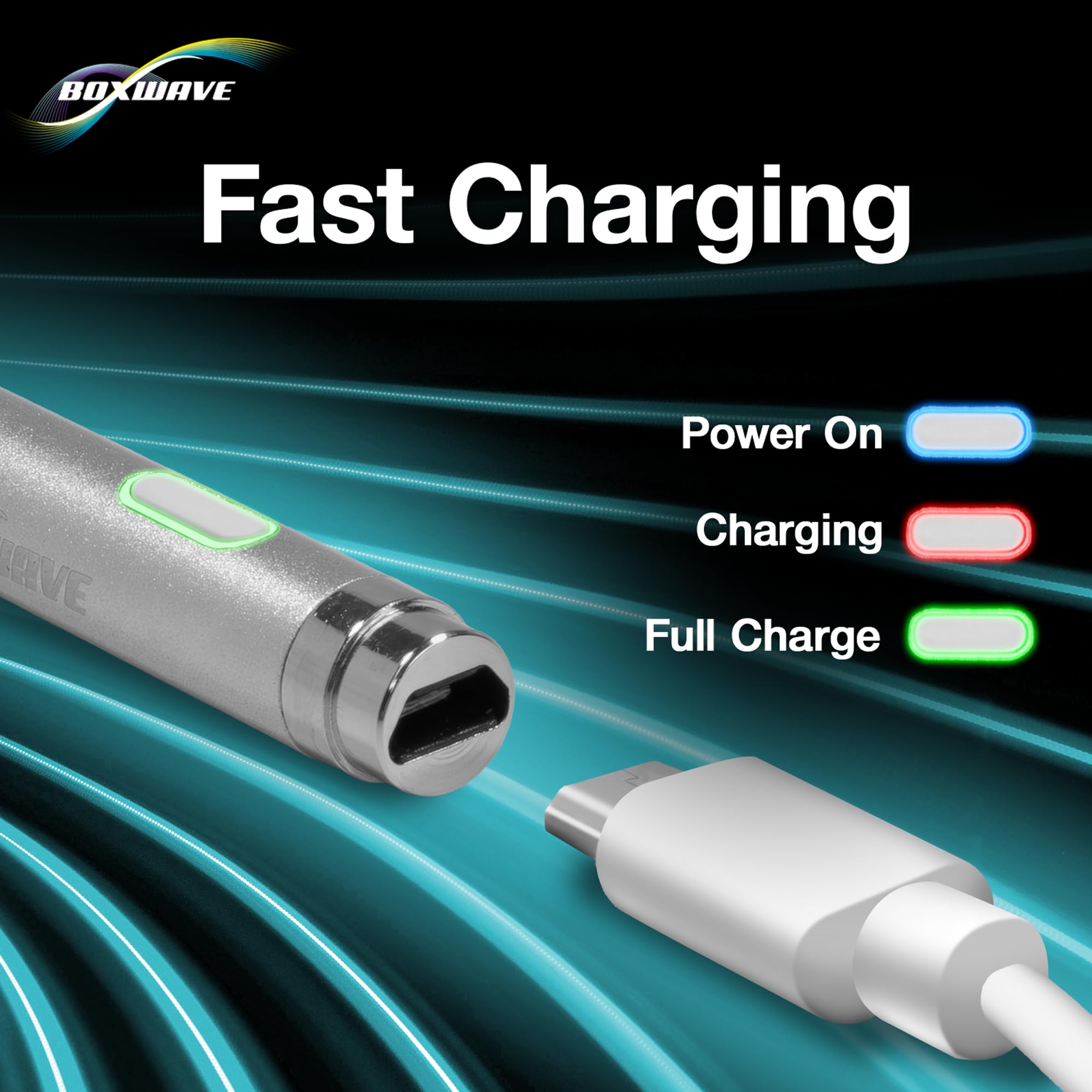 BoxWave BoxWave Stylus Pen for Samsung Galaxy S20 Ultra 5G AccuPoint Active Stylus with Ultra Fine Tip Metallic Silver - View 4 of 9