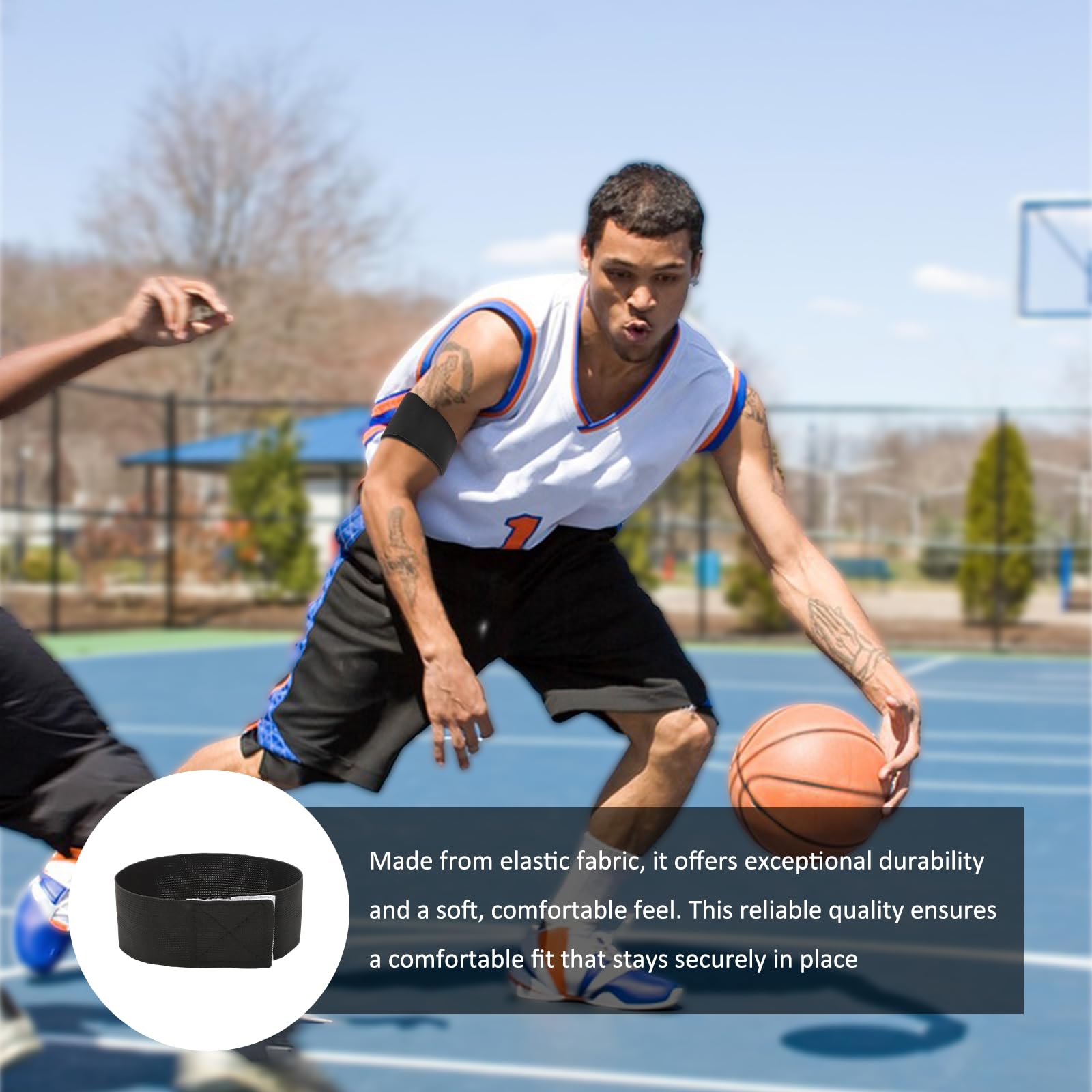 Petyoung Petyoung 15PCS Black Elastic Arm Band Adjustable Mourning Band for Funeral Soccer Football Memorial Use - View 5 of 9