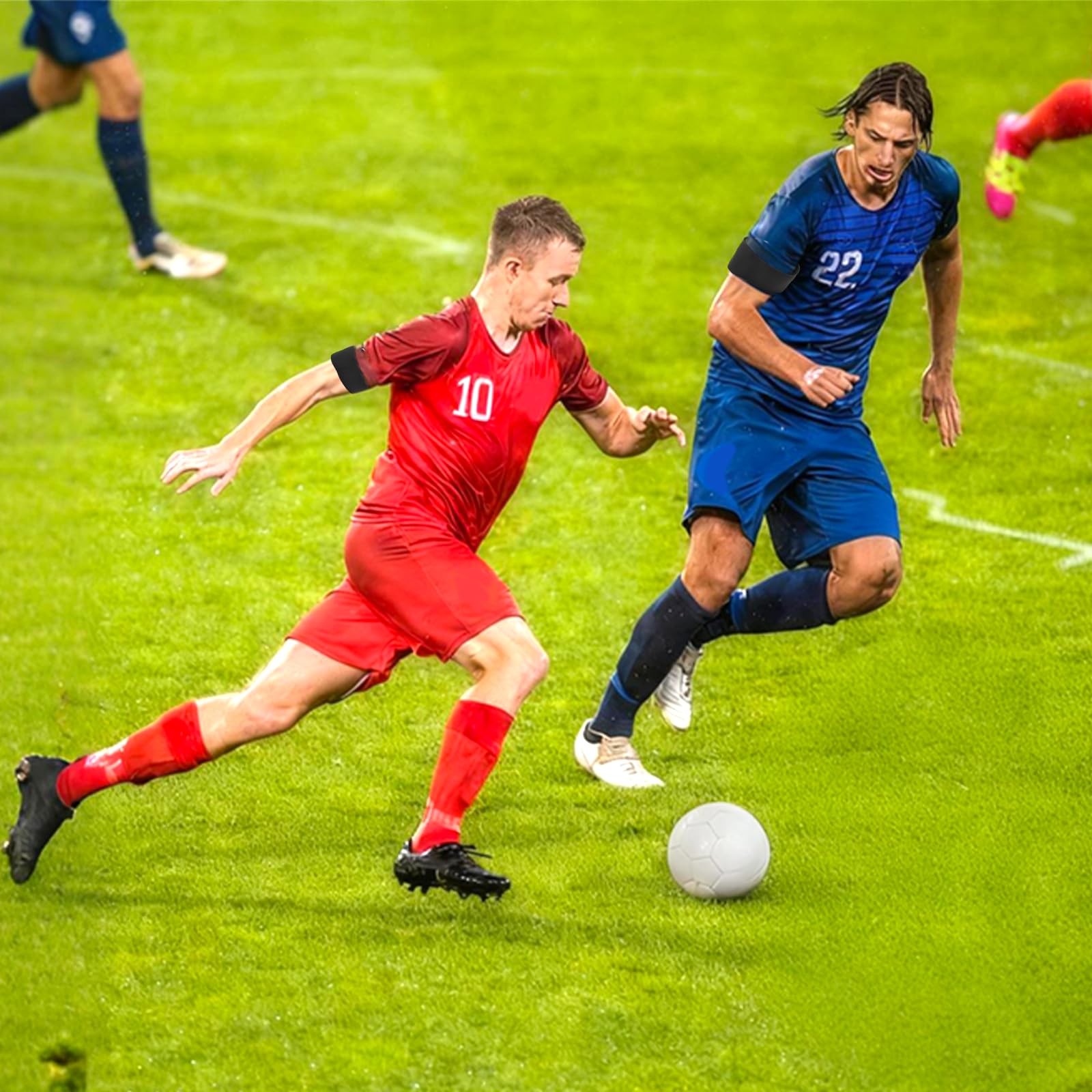 Petyoung Petyoung 15PCS Black Elastic Arm Band Adjustable Mourning Band for Funeral Soccer Football Memorial Use - View 6 of 9