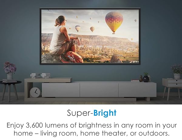 Optoma Optoma HD28HDR 1080p Home Theater Projector for Gaming and Movies | Support for 4K Input | HDR Compatible | 120Hz refresh rate | Enhanced Gaming Mode, 8.4ms Response Time | High-Bright 3600 lumens - View 8 of 9