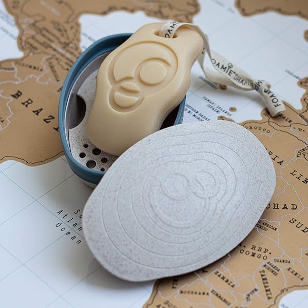 Foamie FOAMIE Travel Buddy Shampoo Bar Case with Removable Shelf Water Tight Sustainable Ideal for Travel Camping and Shower Use - View 4 of 8