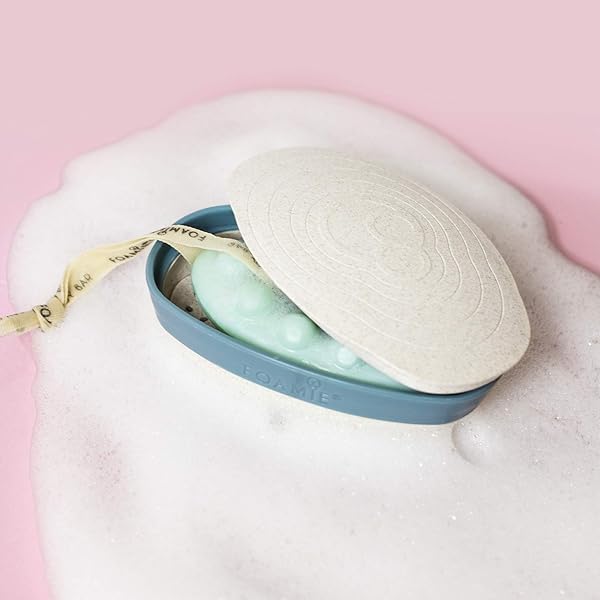 Foamie FOAMIE Travel Buddy Shampoo Bar Case with Removable Shelf Water Tight Sustainable Ideal for Travel Camping and Shower Use - View 5 of 8