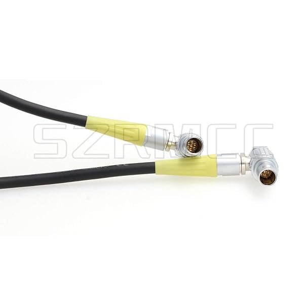 SZRMCC SZRMCC Right Angle 1B 7 Pin Male to Right Angle 1B 7 Pin Digital Lens Motor Cable for Preston MDR Bartech Heden FIZ Connection - View 3 of 6