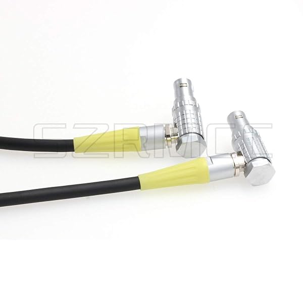 SZRMCC SZRMCC Right Angle 1B 7 Pin Male to Right Angle 1B 7 Pin Digital Lens Motor Cable for Preston MDR Bartech Heden FIZ Connection - View 4 of 6