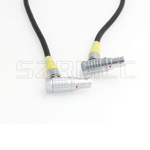 SZRMCC SZRMCC Right Angle 1B 7 Pin Male to Right Angle 1B 7 Pin Digital Lens Motor Cable for Preston MDR Bartech Heden FIZ Connection - View 5 of 6