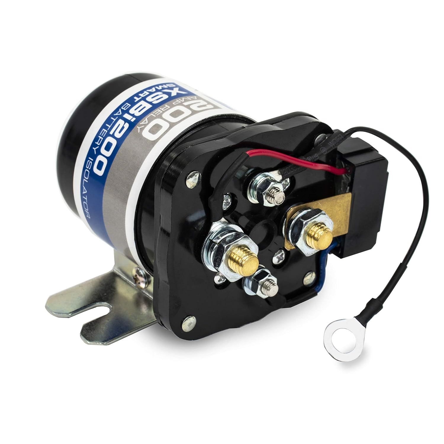 NVX XSBI200 Smart Relay Battery Isolator Microprocessor Controlled 200 Amp for Efficient Dual Sensing Performance