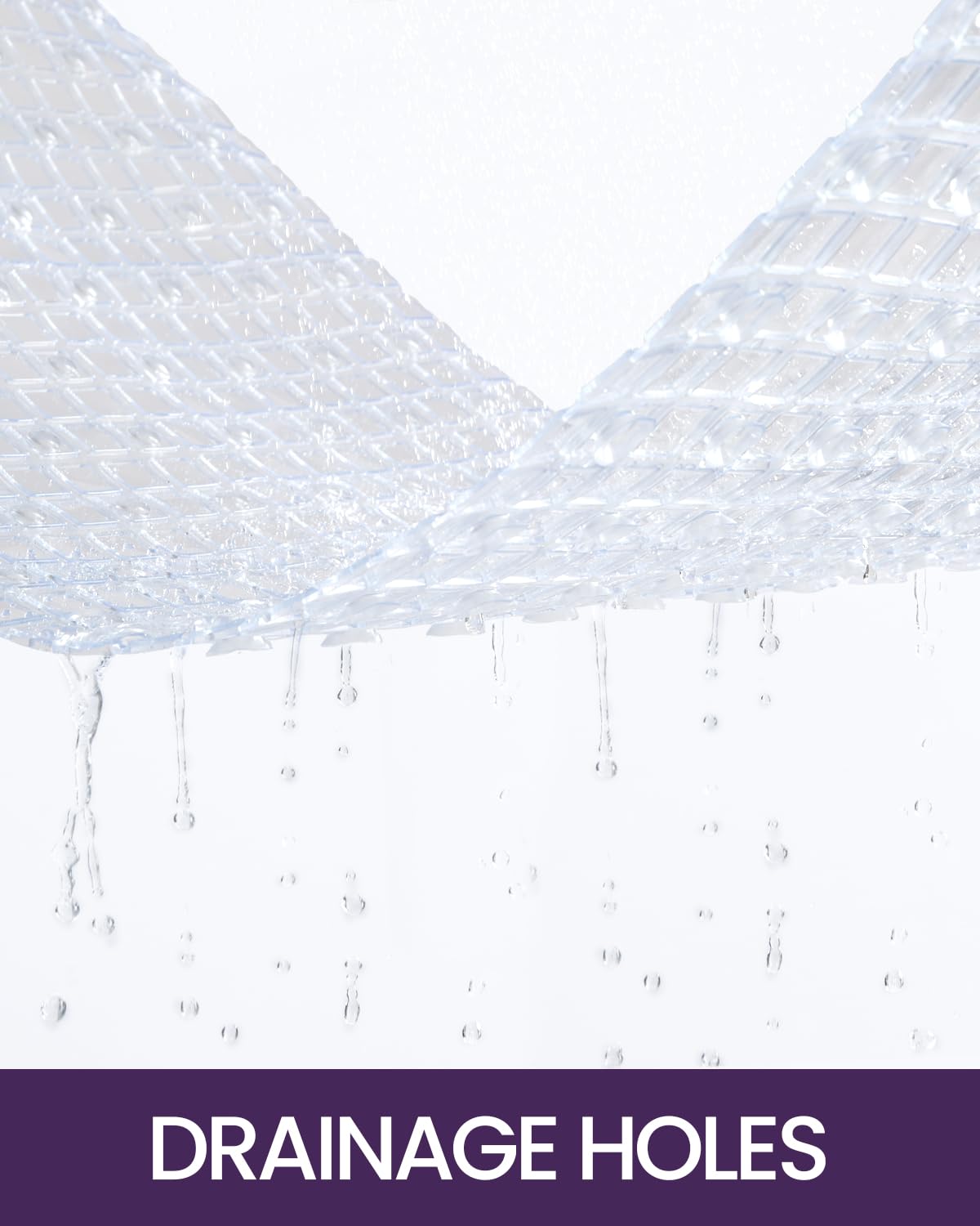 DEXI DEXI Non-Slip Bathtub Mat 39x16 - Extra Long, Suction Cups, Drain Holes, Machine Washable for Safe Showering - View 5 of 9