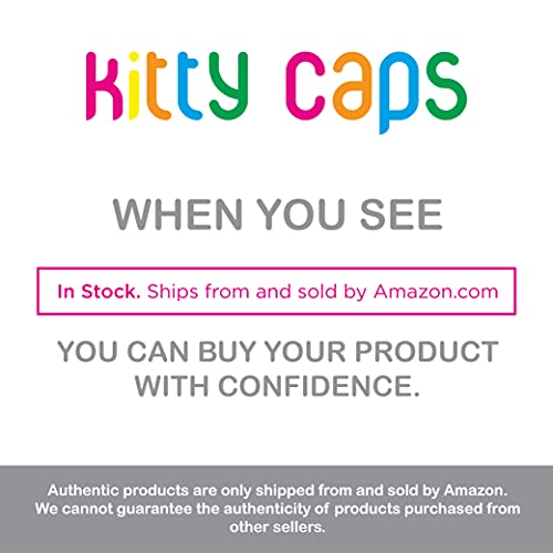 Kitty Caps Kitty Caps Nail Caps for Cats Hot Purple and Hot Pink 40 Count Large 3 Pack Safe Stylish Humane Alternative to Declawing - View 7 of 7