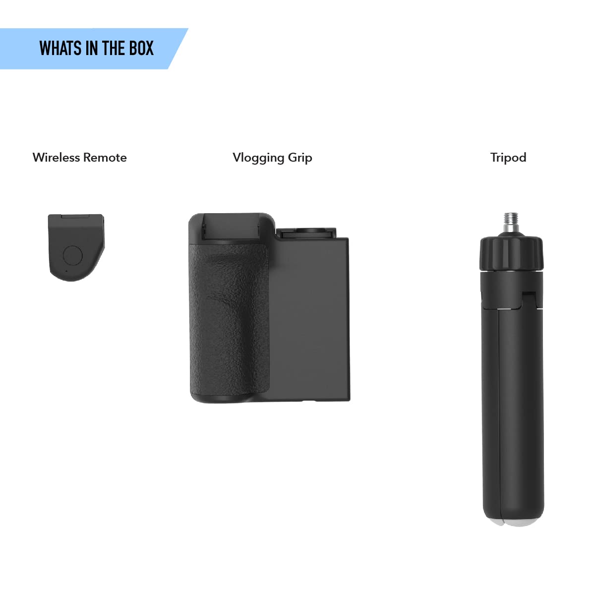 DigiPower DigiPower Pocket Grip Stabilizer with Wireless Remote and Mini Tripod for Mobile Phones Ideal for YouTube TikTok and Instagram Videos - View 8 of 8