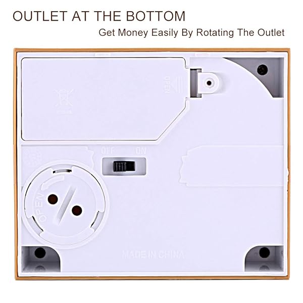 EBTOOLS Cat Stealing Money Bank Cute Kitty Coin Piggy Bank for Kids Creative Gift Auto Money Saving Box - View 5 of 9