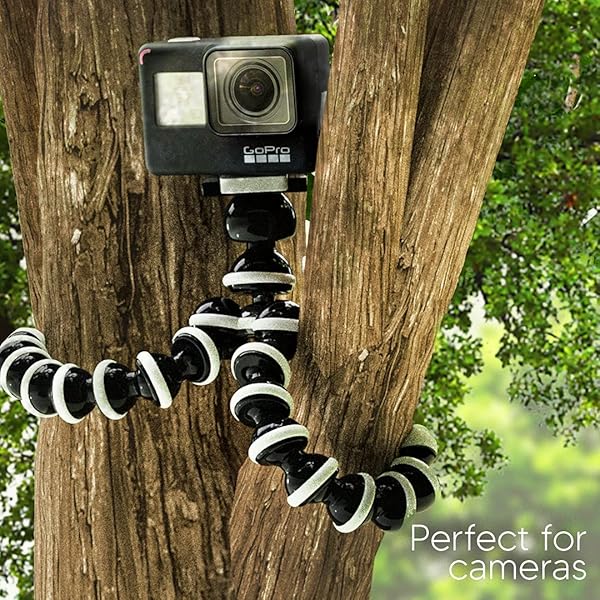 TalkWorks Flexible Tripod for iPhone & Android - Bendable Legs, Remote for Selfies & Vlogging | TALK WORKS - View 8 of 8