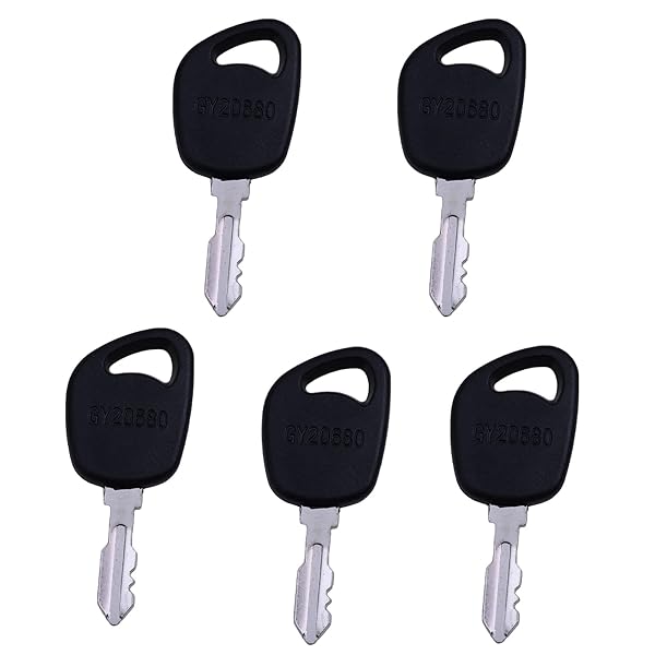 FP FRIDAYPARTS FridayParts 5Pcs Ignition Keys GY20680 AM131946 AM135345 for John Deere Cub Cadet Murray MTD Replacement Keys