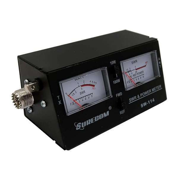 Mcbazel McBazel Surecom SW-114 SWR RF Field Strength Meter with SO-239 UHF Connector for Accurate CB Testing - View 6 of 8