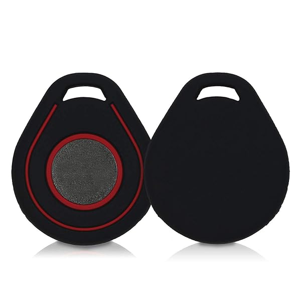 kwmobile KWMobile Silicone Cover for Harley Davidson Key Fob - Protective Black/Red Case for Motorcycle Remote Key - View 2 of 8