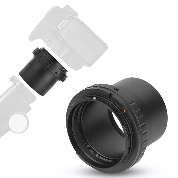 Yoidesu Canon Telescope Camera Adapter: 2-Inch M48 T-Ring for Canon Mount & Eyepiece - Double Structure Design - View 8 of 9