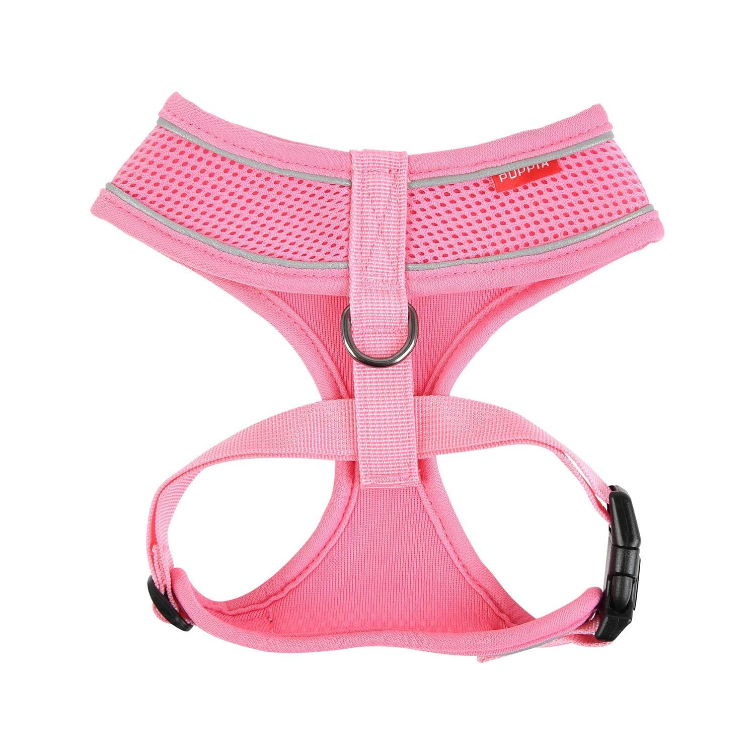 Puppia Puppia Soft Harness PRO Pink Medium for Comfortable and Secure Dog Walking - View 2 of 9