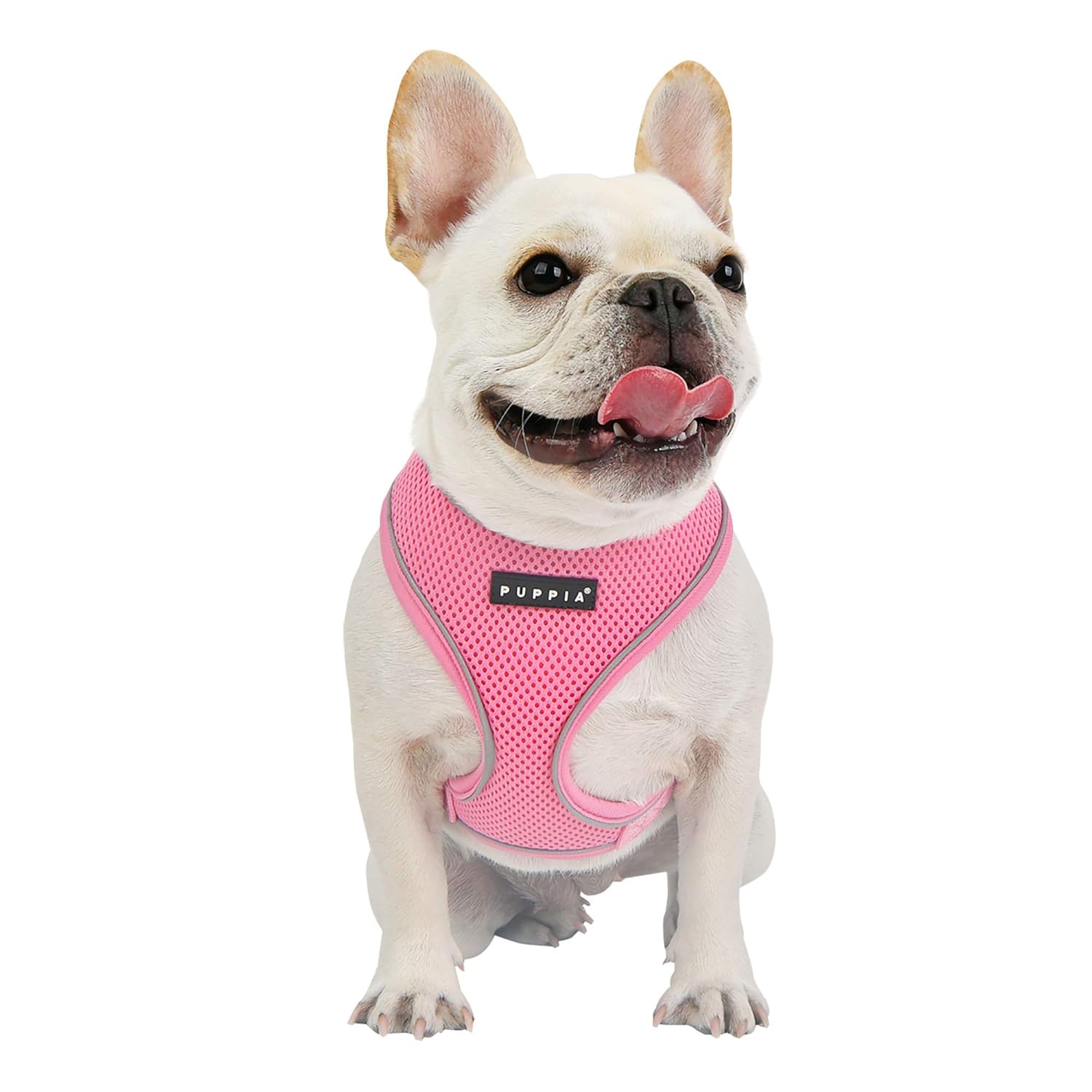 Puppia Puppia Soft Harness PRO Pink Medium for Comfortable and Secure Dog Walking - View 3 of 9