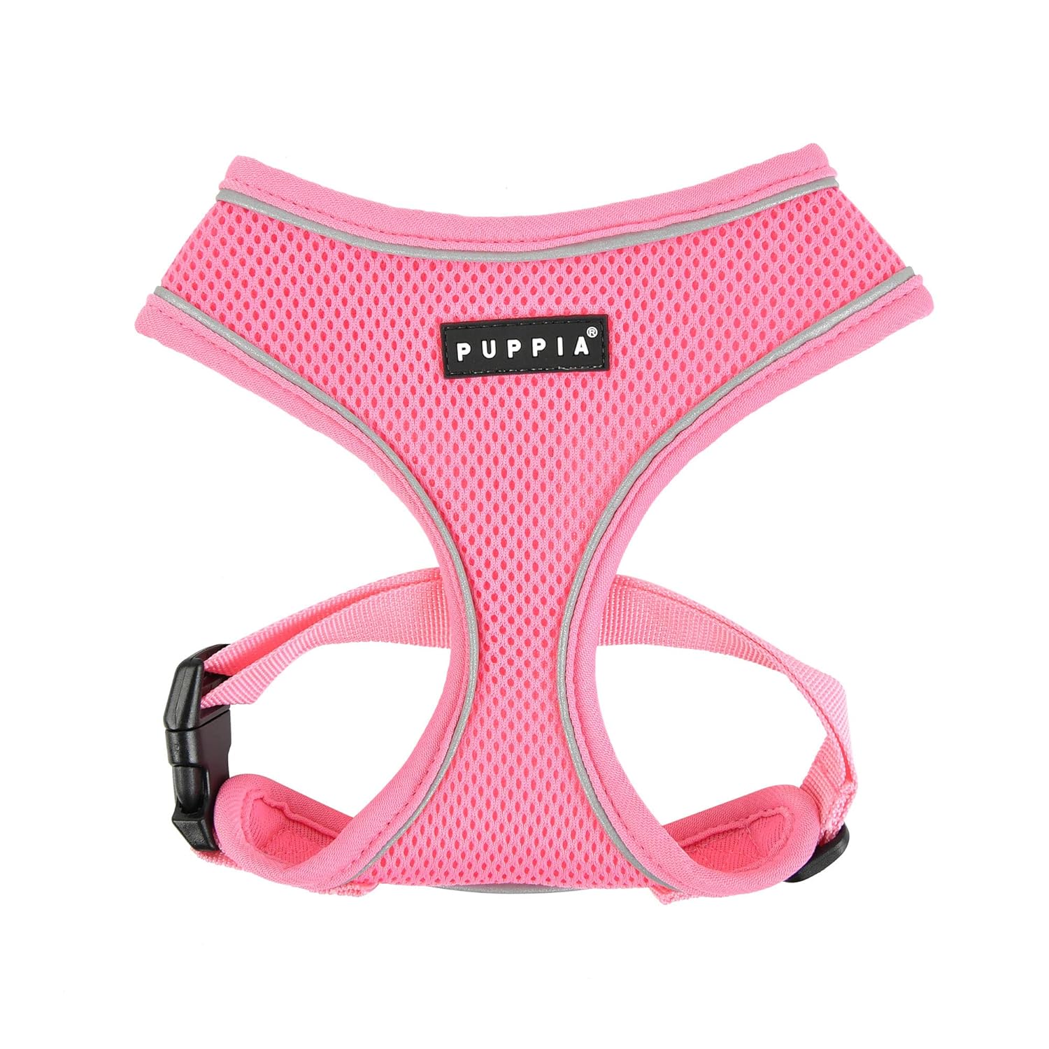 Puppia Puppia Soft Harness PRO Pink Medium for Comfortable and Secure Dog Walking