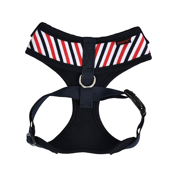 Puppia Puppia Seaman Harness A Navy Large for Dogs Comfortable and Stylish Pet Gear - View 2 of 4