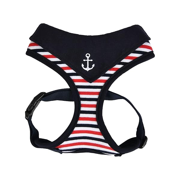 Puppia Puppia Seaman Harness A Navy Large for Dogs Comfortable and Stylish Pet Gear